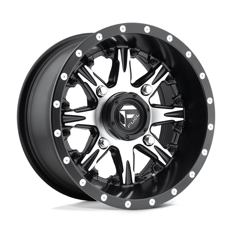 Fuel UTV- D541 14X7 4X156 MT-BLK-MACH 13MM (sold individually)