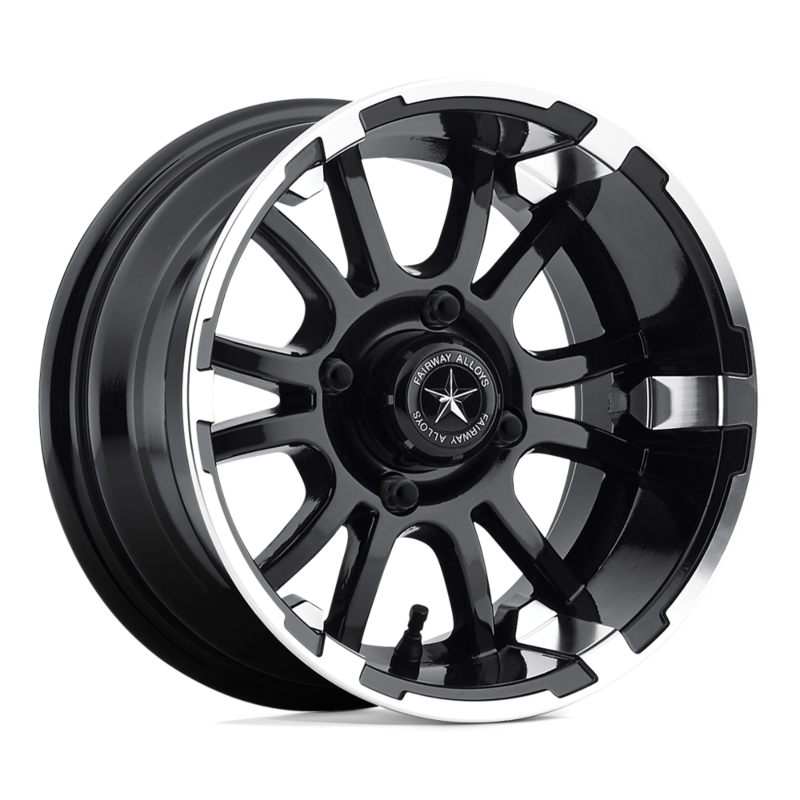 Fairway Alloy- FA132 12X6 4X4.0 MACH M-BLK -20MM (sold individually)