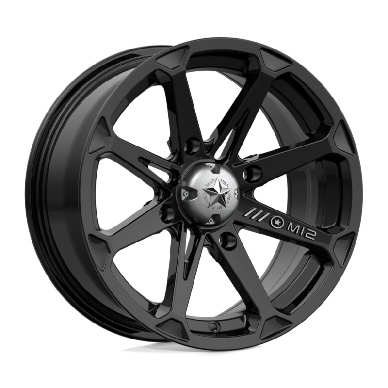 MSA Offroad Wheel- UTV- MA12 15X7 4X137 G-BLK 10MM (sold individually)