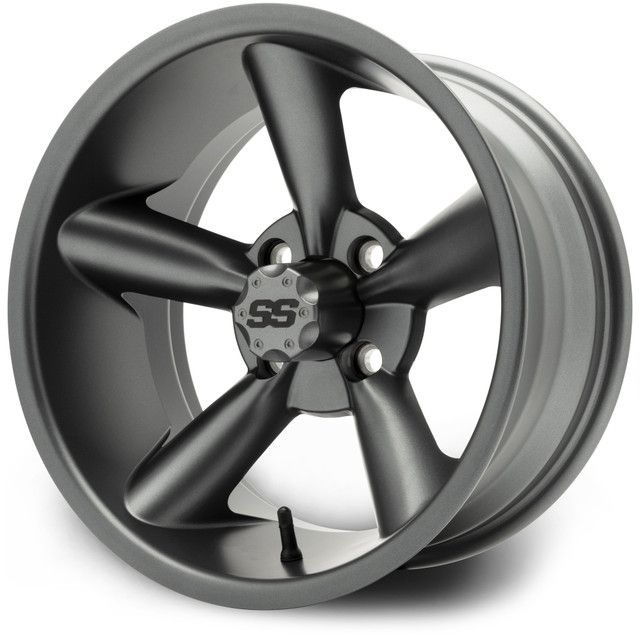 MODZ® Golf Cart Wheel- Godfather Gunmetal 14"