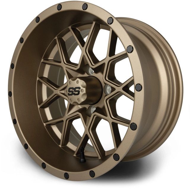 MODZ® Golf Cart Wheel- Vortex Bronze 14"