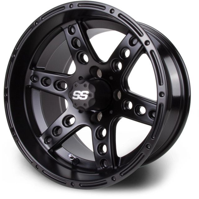 MODZ® Golf Cart Wheel- Reef Matte Black 14"