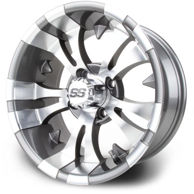 MODZ® Golf Cart Wheel - Vampire Gunmetal 14"