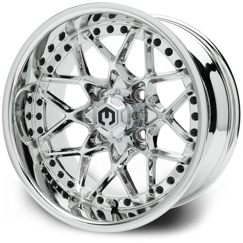 MODZ® Golf Cart Wheel- Formula 14" Chrome