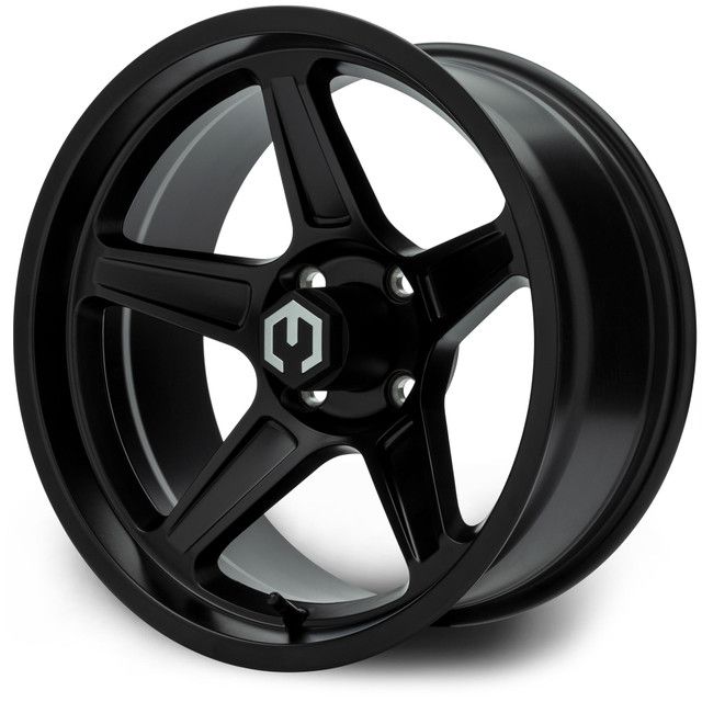MODZ® Golf Cart Wheel- Drift Matte Black 15"