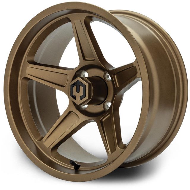 MODZ® Golf Cart Wheel- Drift Matte Bronze 15"