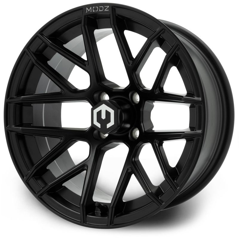 MODZ® Golf Cart Wheel-  Matrix Matte Black 15"