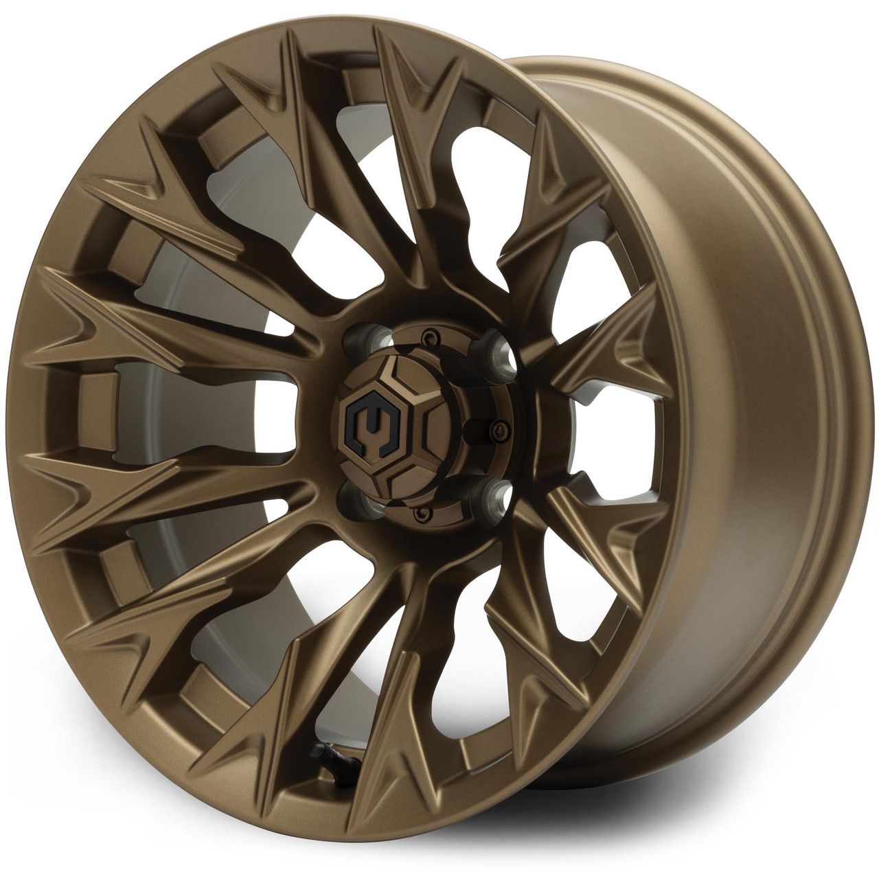 MODZ® Golf Cart Wheel- Falcon Matte Bronze 14"