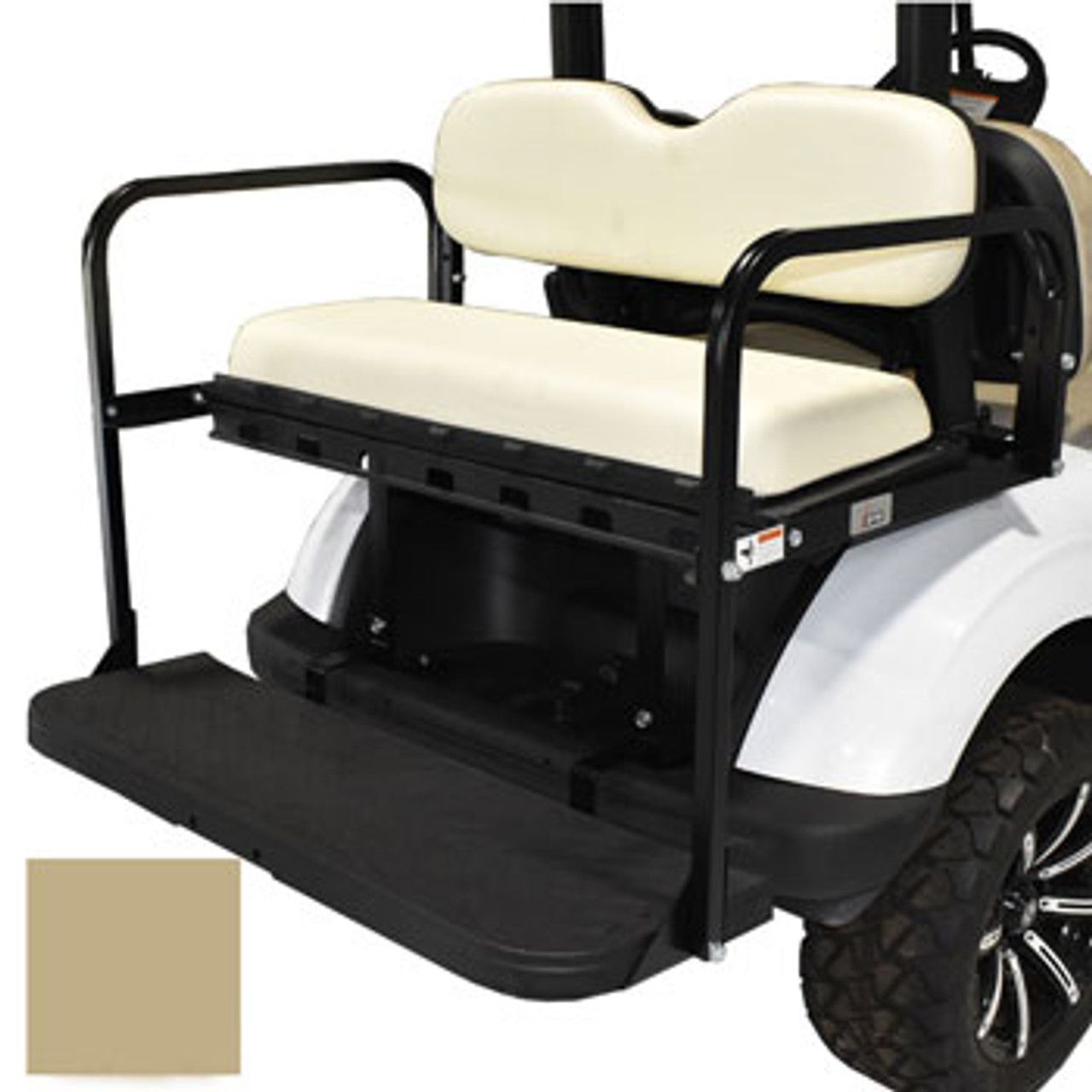 Club Car - GTW Mach3 Rear Flip Seat Kit - Choose Your Model and Color