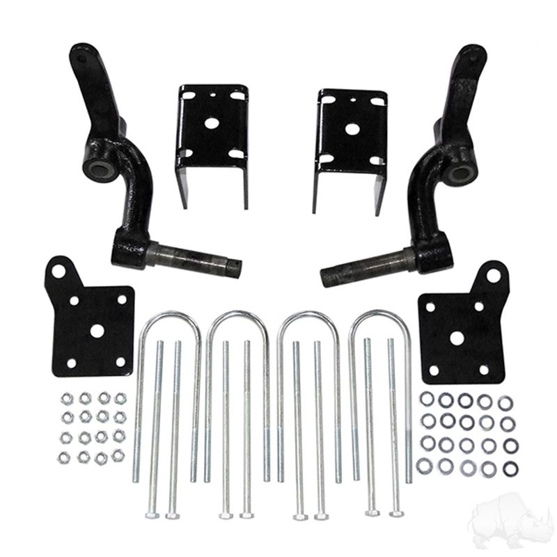 RHOX 6" Drop Spindle Lift Kit for EZGO TXT 1994-01.5 Gas and Electric