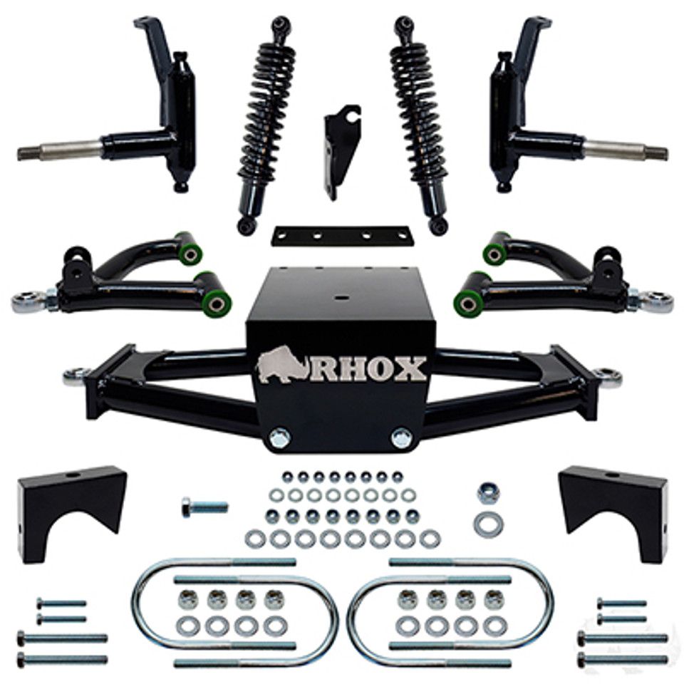 RHOX BMF 5" A-Arm LIFT KIT, EZGO RXV (Gas &amp; Electric 2013+)