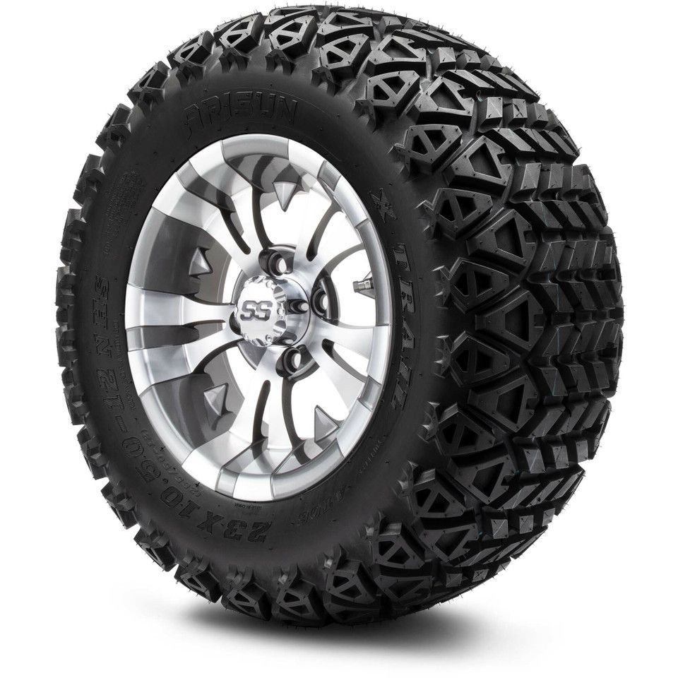 MODZ® 12" Vampire Gunmetal - Lifted Tires and Wheels Combo99