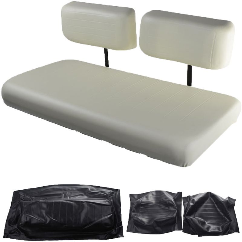 Yamaha G16, G19, G20 and G22 Replacement Front Seat - Black Cushions