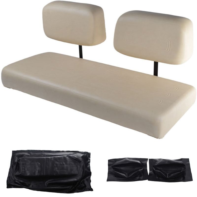 Club Car DS 1982-2000.5 Replacement Front Seat - Black Cushions