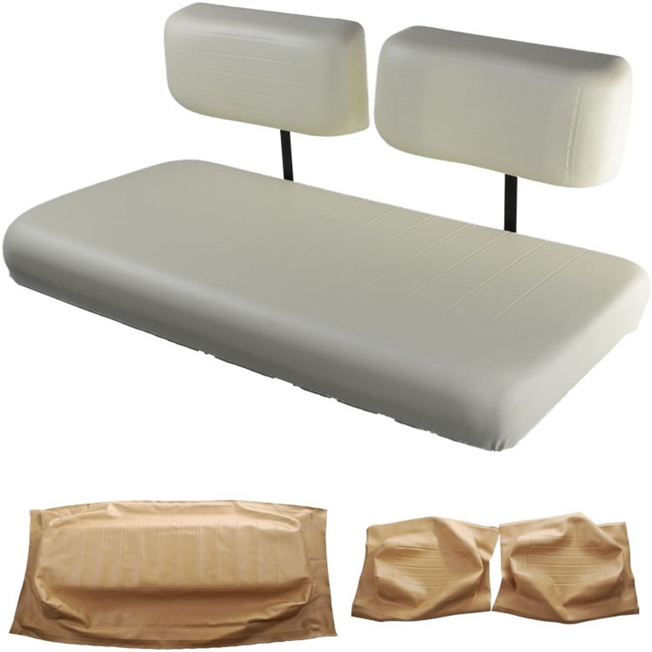 Yamaha G16, G19, G20 and G22 Replacement Front Seat - Tan Cushions