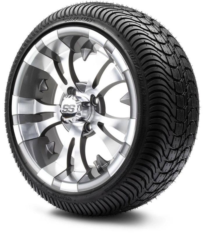 MODZ® 14" Vampire Gunmetal - Low Profile Tires and Wheels Combo