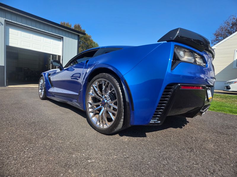Blue Z06 Corvette- Services