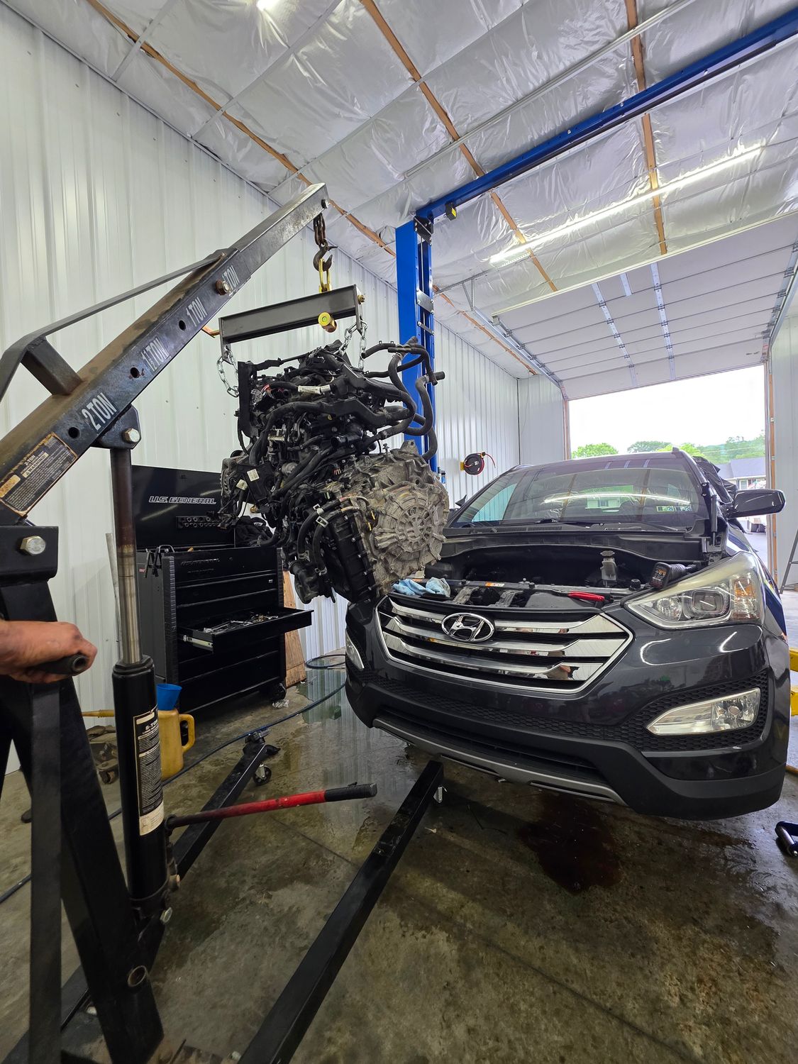 Hyundai Sante Fe- New Engine/Motor Installation