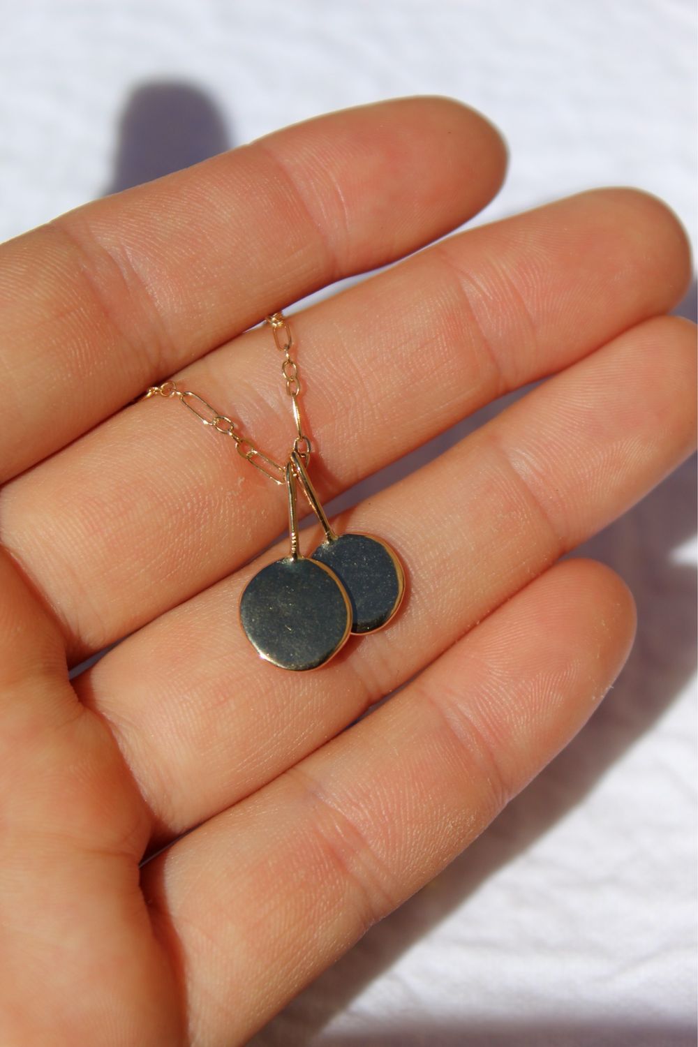 10k Initial Necklace