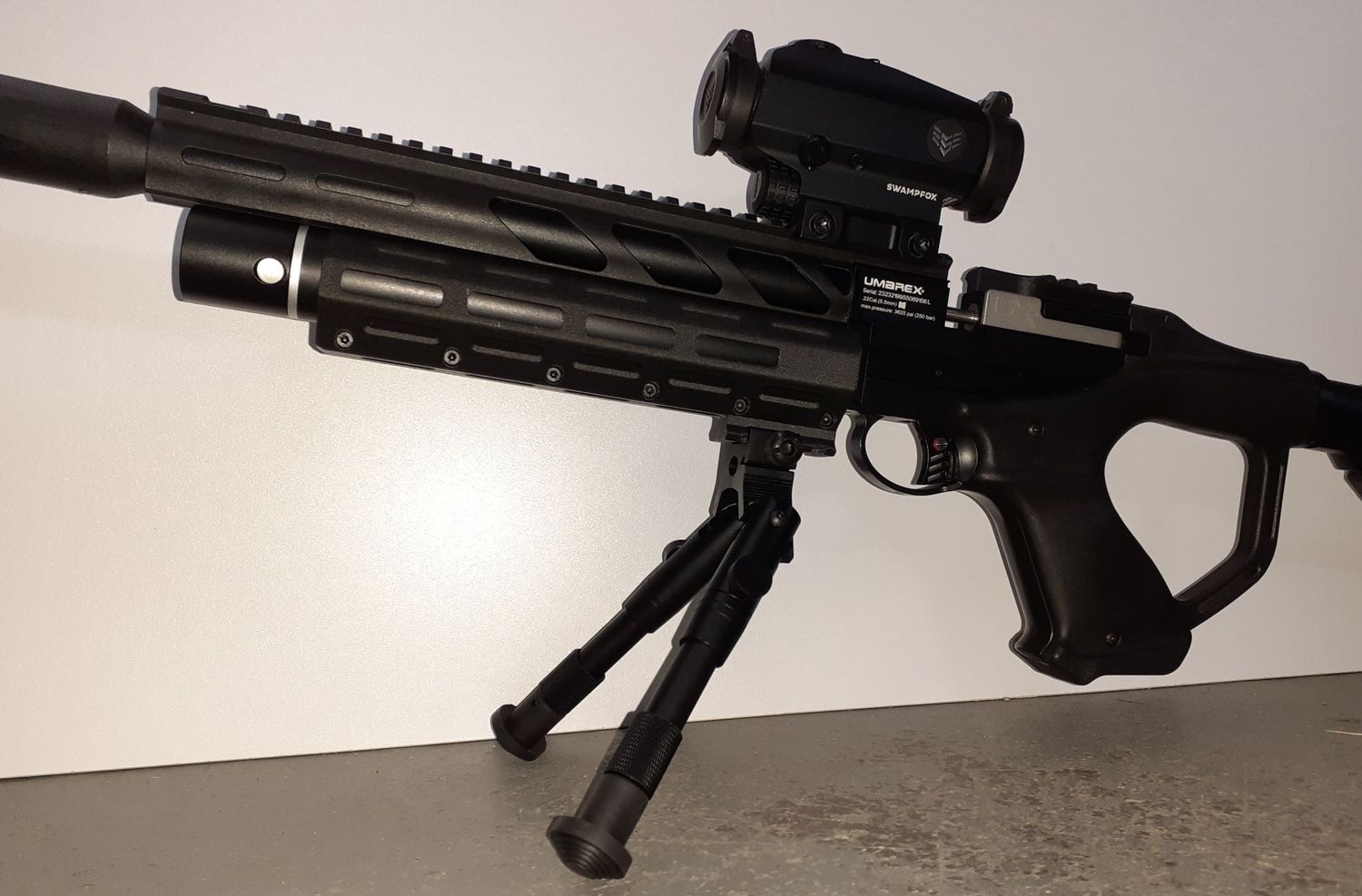 Umarex Notos M-Lok Handguard 190mm Long w/Pic Rail Fits Stock and C88 Plenum Upgrade