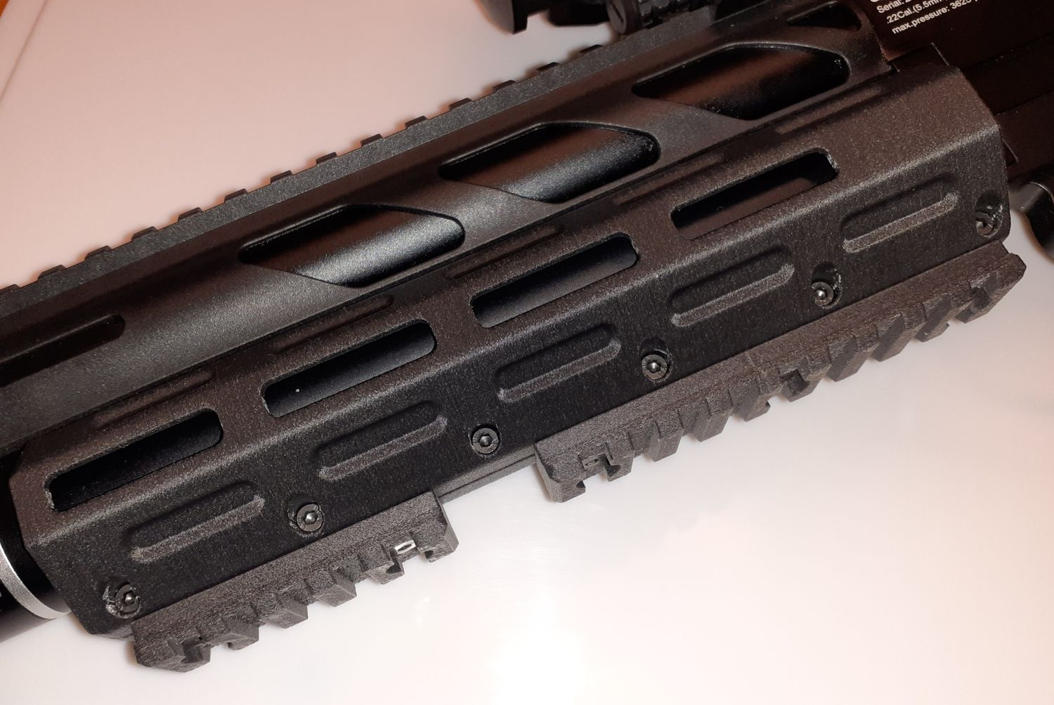 Umarex Notos M-Lok Handguard 190mm Long W/ Bottom Removable Pic Rail Sections Stock and C88 Plenum Upgrade