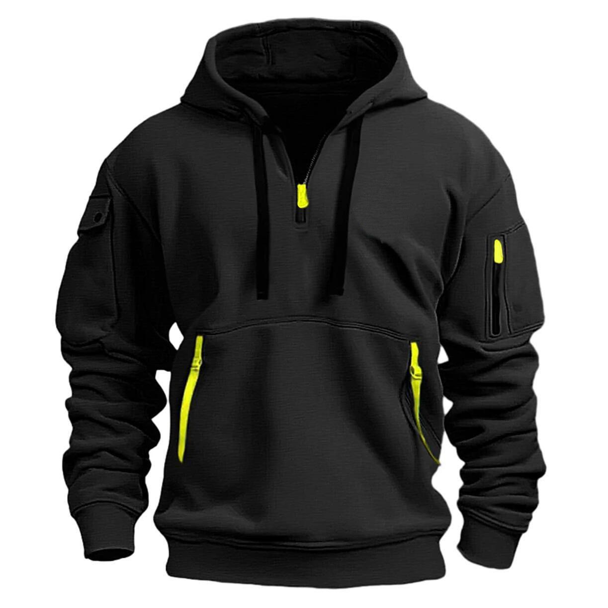 Sports And Leisure Sweatshirt , Color: Black, Size: S