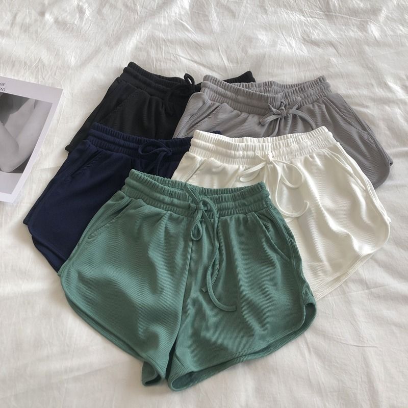 Silk Threaded Shorts/ Elastic Sports Pants