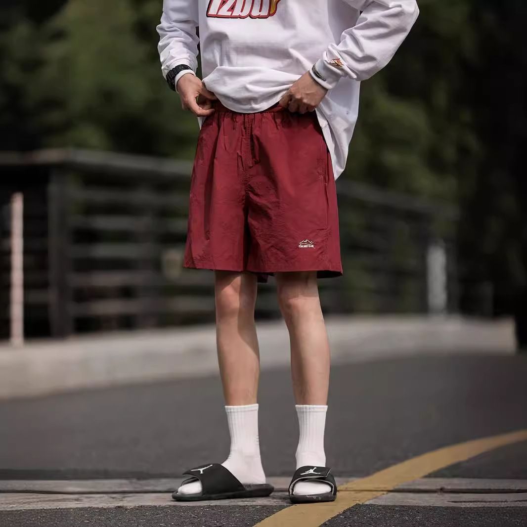 Summer Outdoor Solid Color Sports Shorts