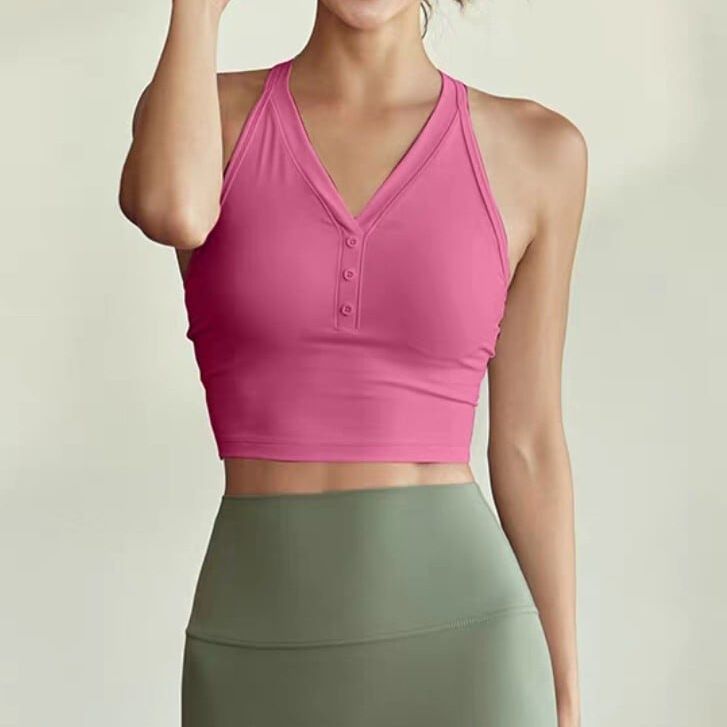V-neck Sports Top