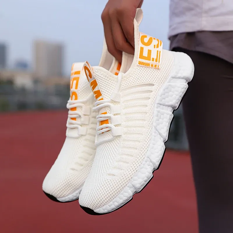 Sport Sneakers For Women, Shoe Size: 45, Color: WHITE