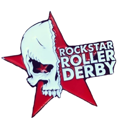 Rockstar Roller Derby Enamel Pin