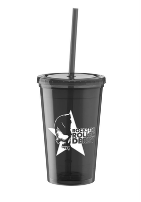 Rockstar Roller Derby Souvenir Tumbler