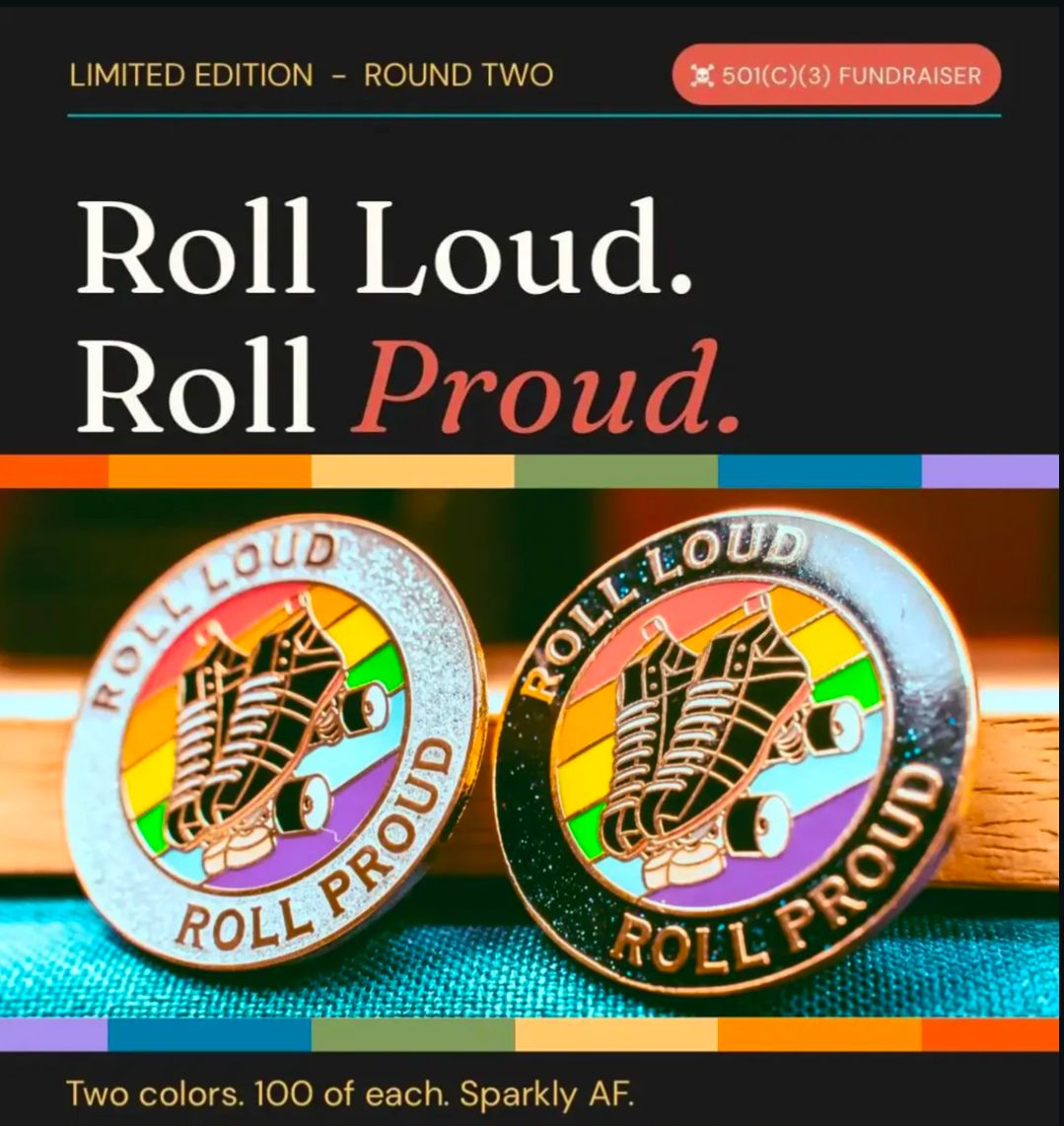 Roll Loud Roll Proud (Enamel Pins Made By Sneaky Burrito)