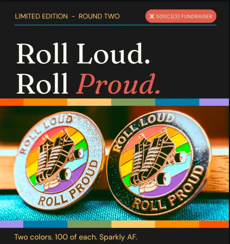 Roll Loud Roll Proud (Enamel Pins Made By Sneaky Burrito)