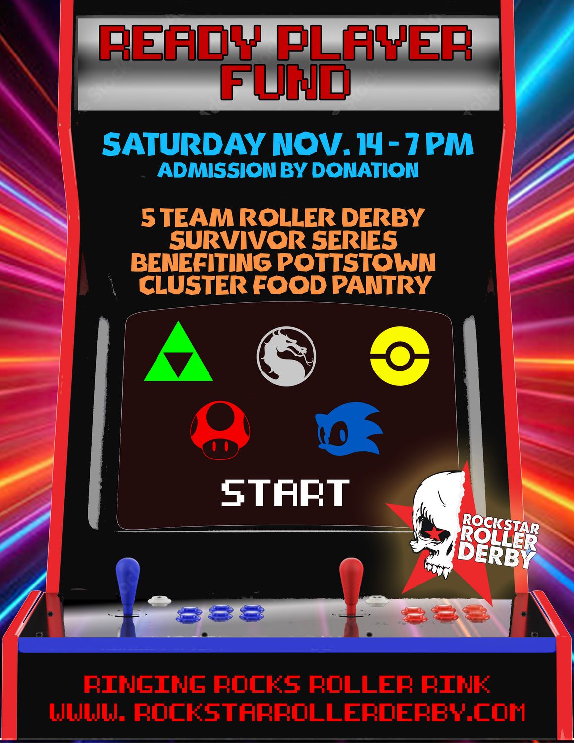 Ready Player Fund - Fundraiser Bout