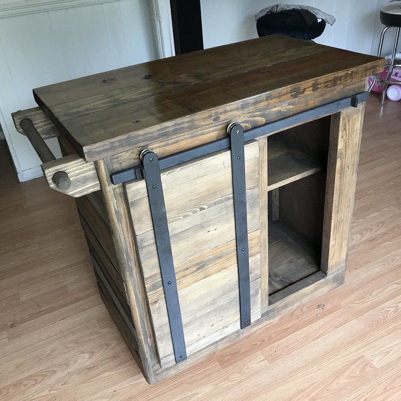 Rolling kitchen island