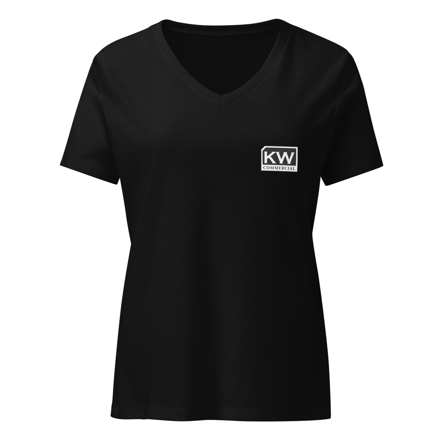 Women's Black Shirt with Black KW Commercial Logo