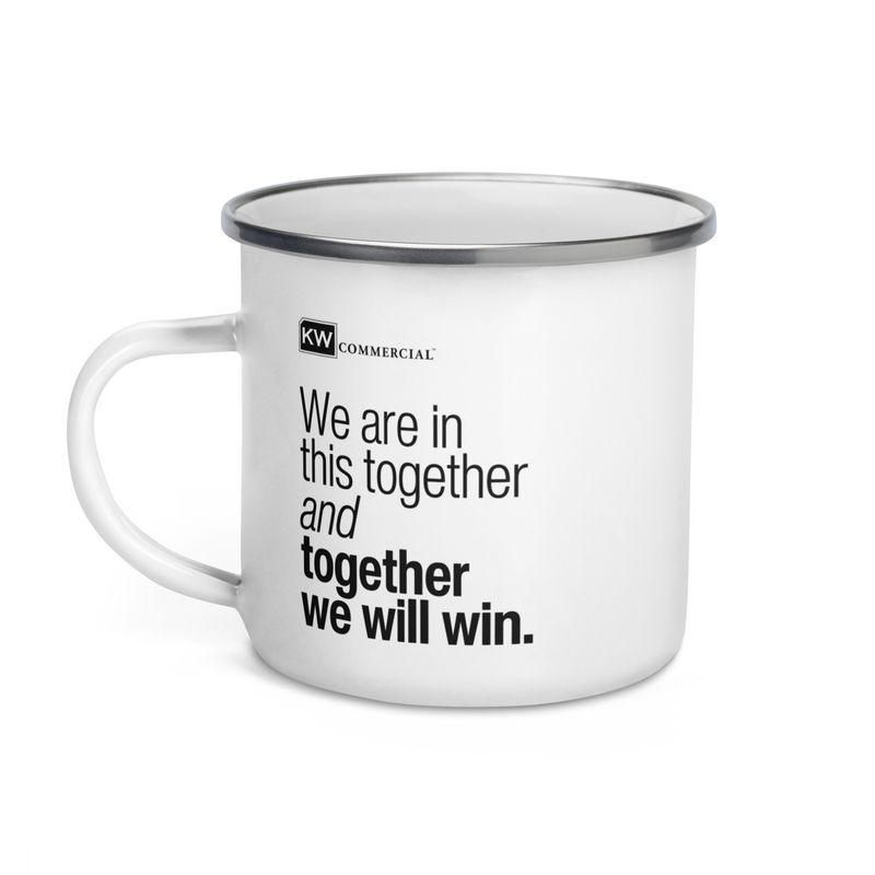 Enamel Mug - Black Text