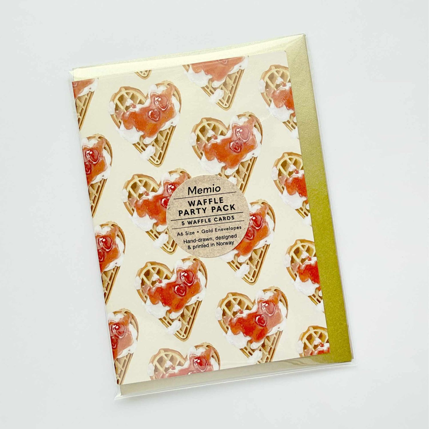 Waffle Party 5 Card Set