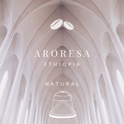 NEW! Ethiopia Aroresa Natural (20 Nespresso® Biodegradable & Compostable Capsules)