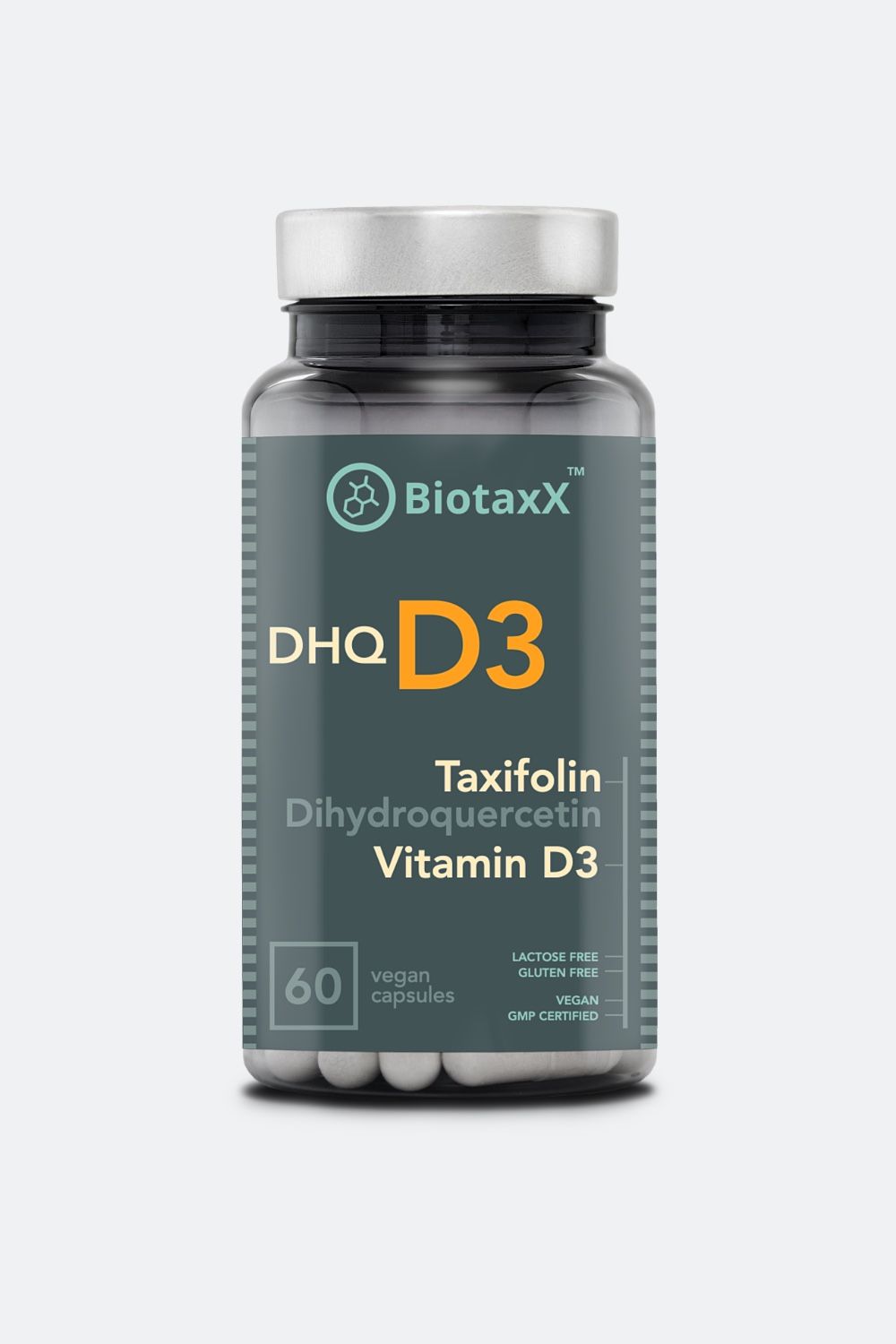 Taxifolin 92% (Dihydroquercetin, DHQ) with Vitamin D3 – 530mg