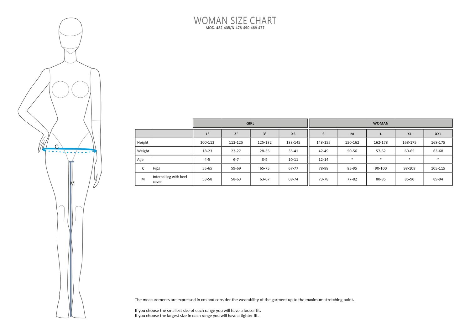 SAGESTER Eco-friendly thermal leggings with transparent insert