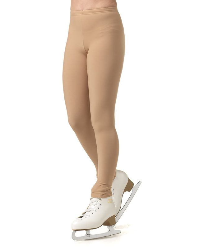 Neutral-toned thermal leggings