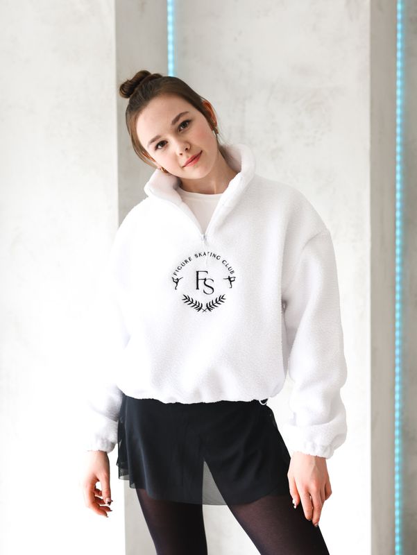 JIV Teddy Sweater_White