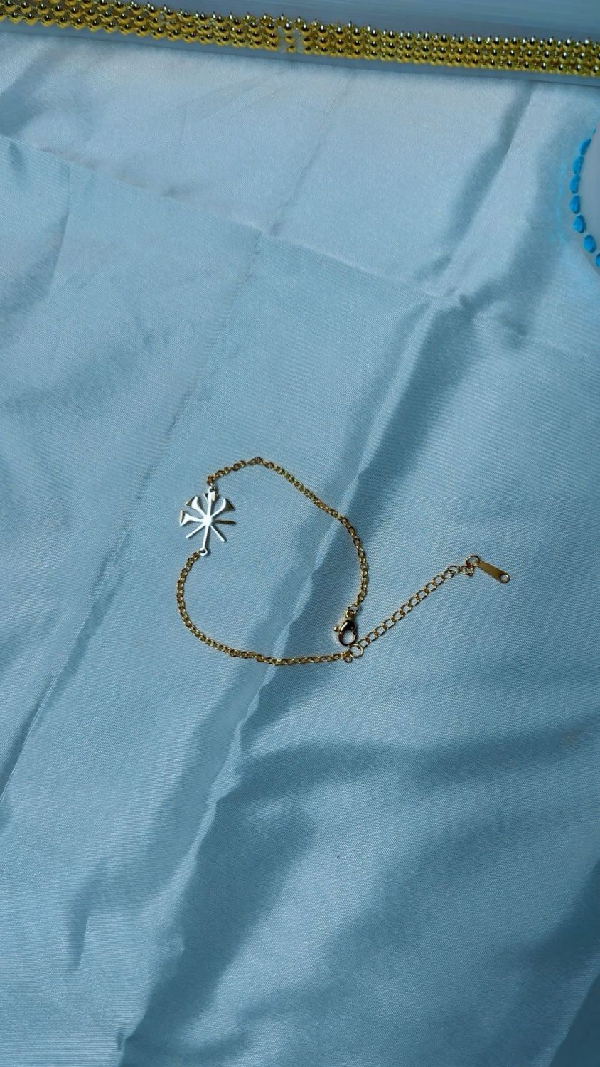 Yezidische Symbol Armband in Farbe Gold