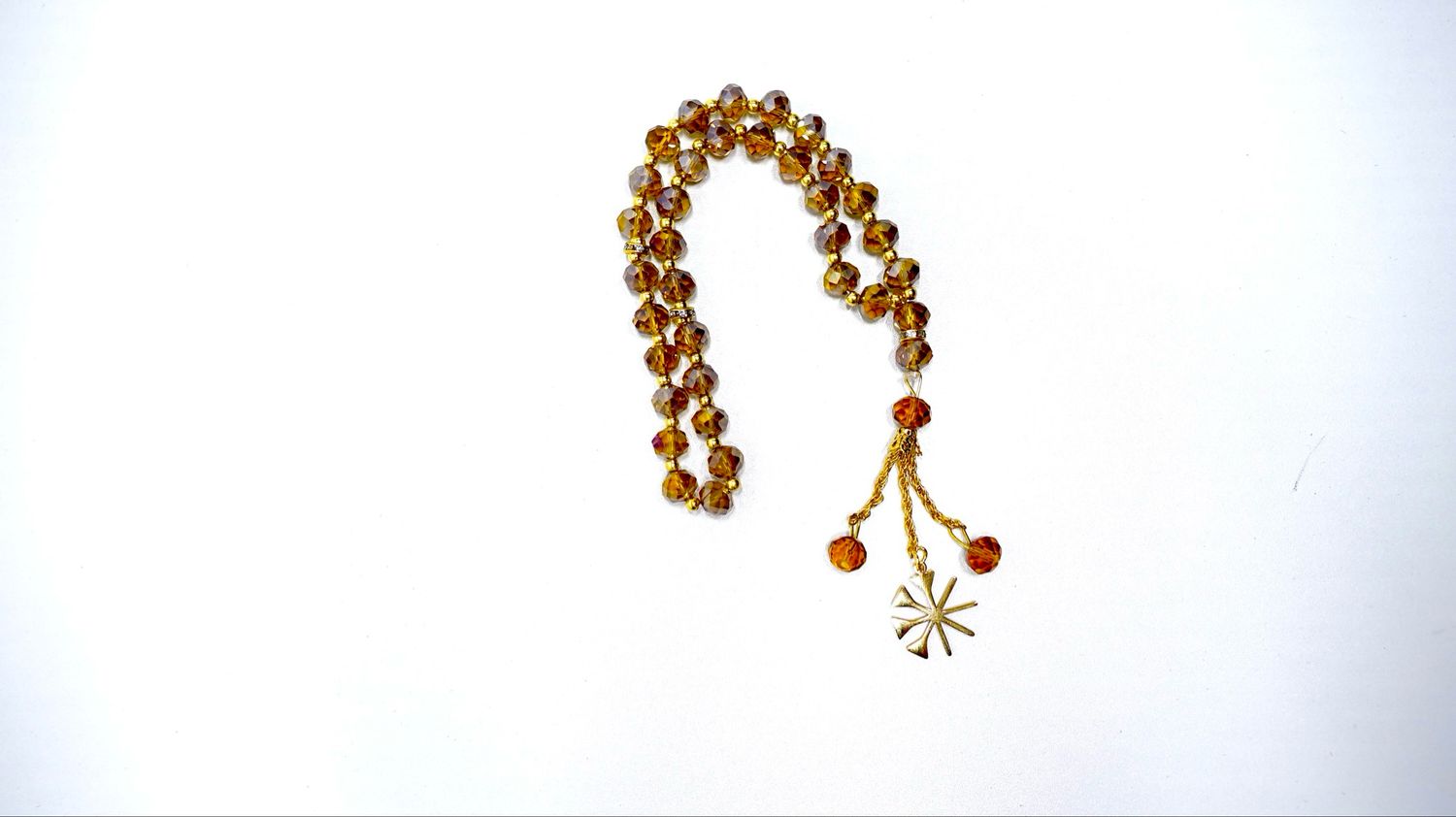 Yezidische Symbol Tesbih in Farbe Gold