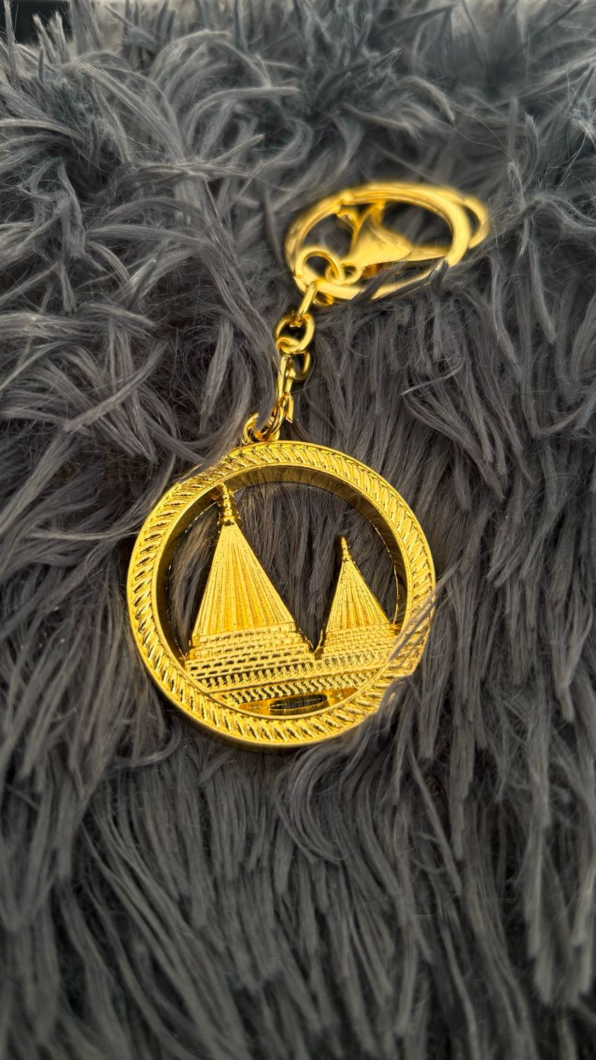 Lalish Schlüsselanhänger in Farbe Gold