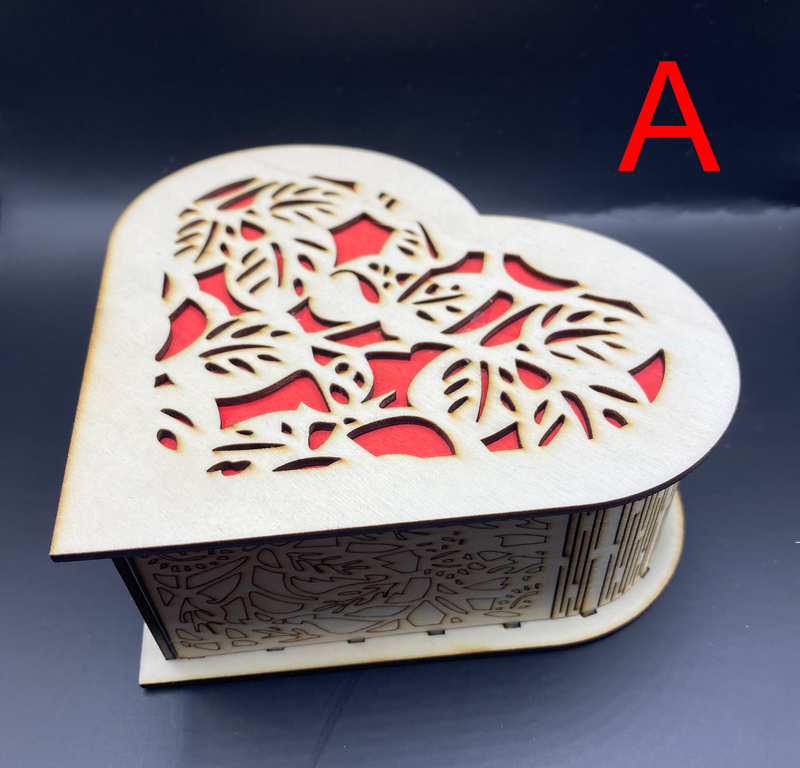 Boite en coeur personnalisable
