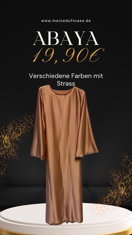Abaya mit Strass
