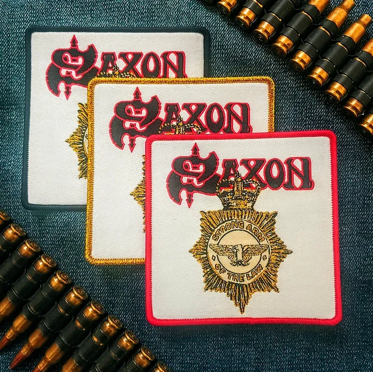 Saxon Strong Arm Of The Law Patch